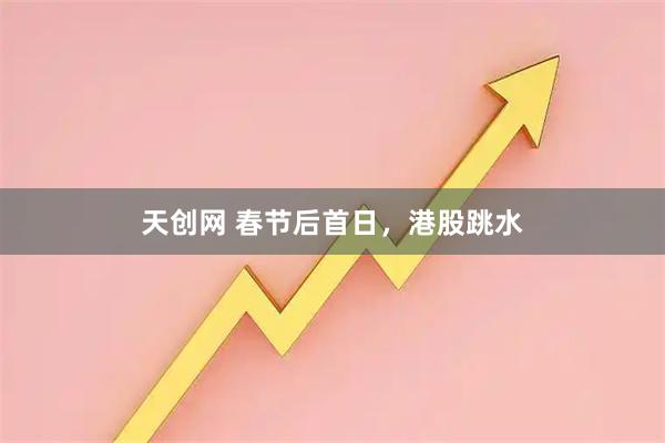 天创网 春节后首日，港股跳水